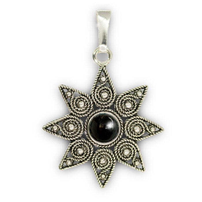 ciondolo-isteddu-nero-argento-gioielli-sardi-filigrana