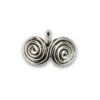 Ciondolo in argento "DOPPIA SPIRALE DI BONORVA"