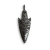 Ciondolo in argento "FRECCIA DI OSSIDIANA"